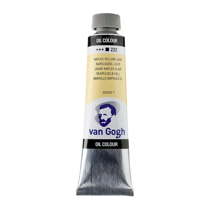 White Smoke Van Gogh Oil Paint, 40ml - 222 - Naples Yellow Light S1 Oil Paint