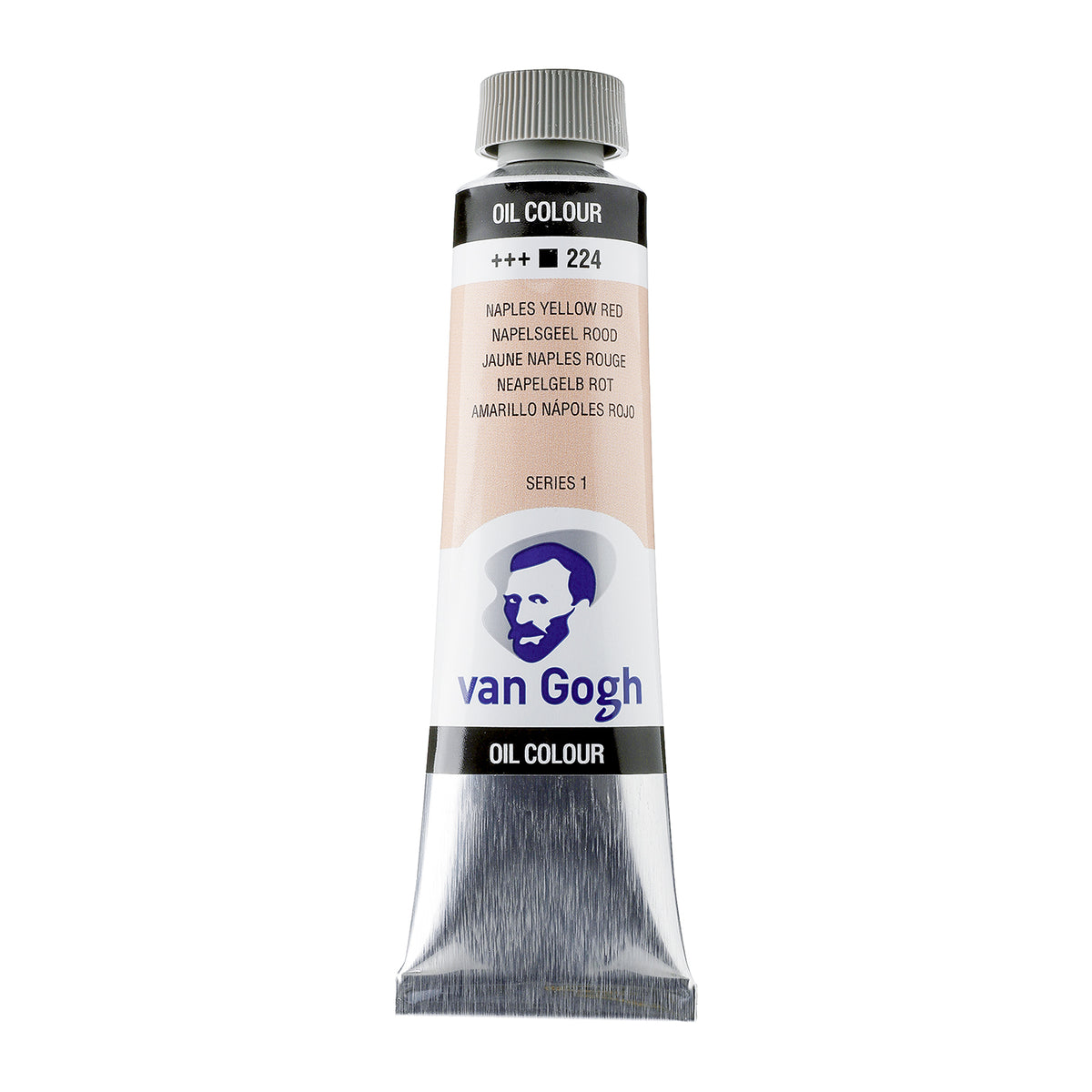 White Smoke Van Gogh Oil Paint, 40ml - 224 - Naples Yellow Red S1 Oil Paint