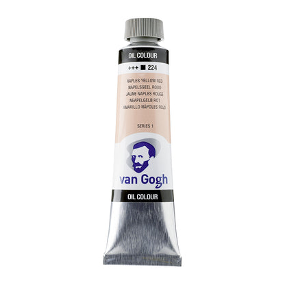 White Smoke Van Gogh Oil Paint, 40ml - 224 - Naples Yellow Red S1 Oil Paint