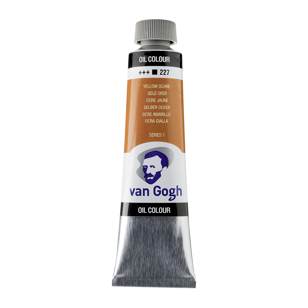 White Smoke Van Gogh Oil Paint, 40ml - 227 - Yellow Ochre S1 Oil Paint