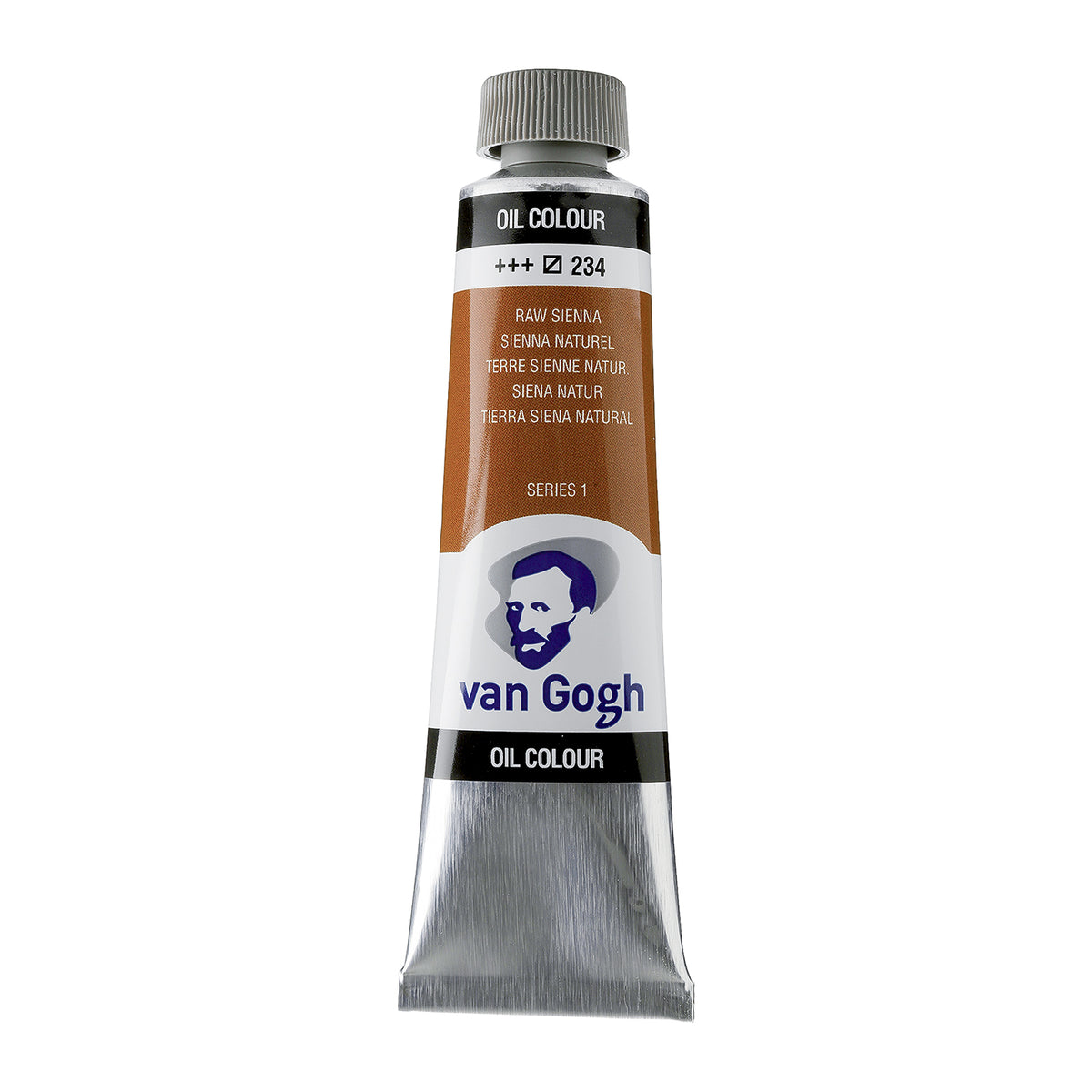 White Smoke Van Gogh Oil Paint, 40ml - 234 - Raw Sienna S1 Oil Paint