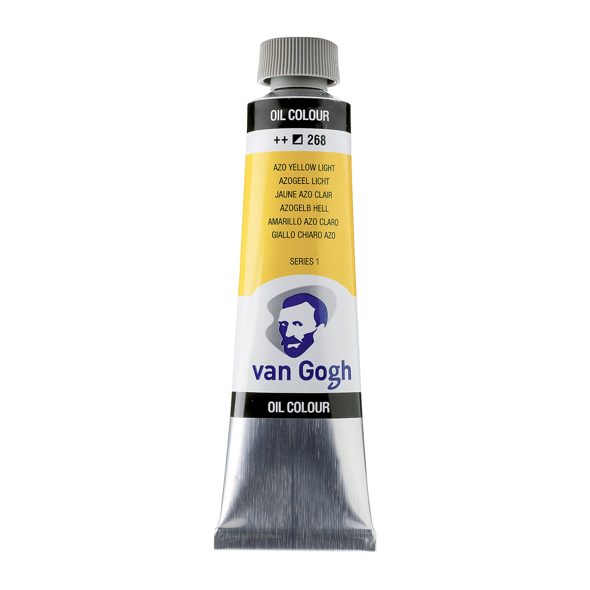 White Smoke Van Gogh Oil Paint, 40ml - 268 - Azo Yellow Light S1 Oil Paint