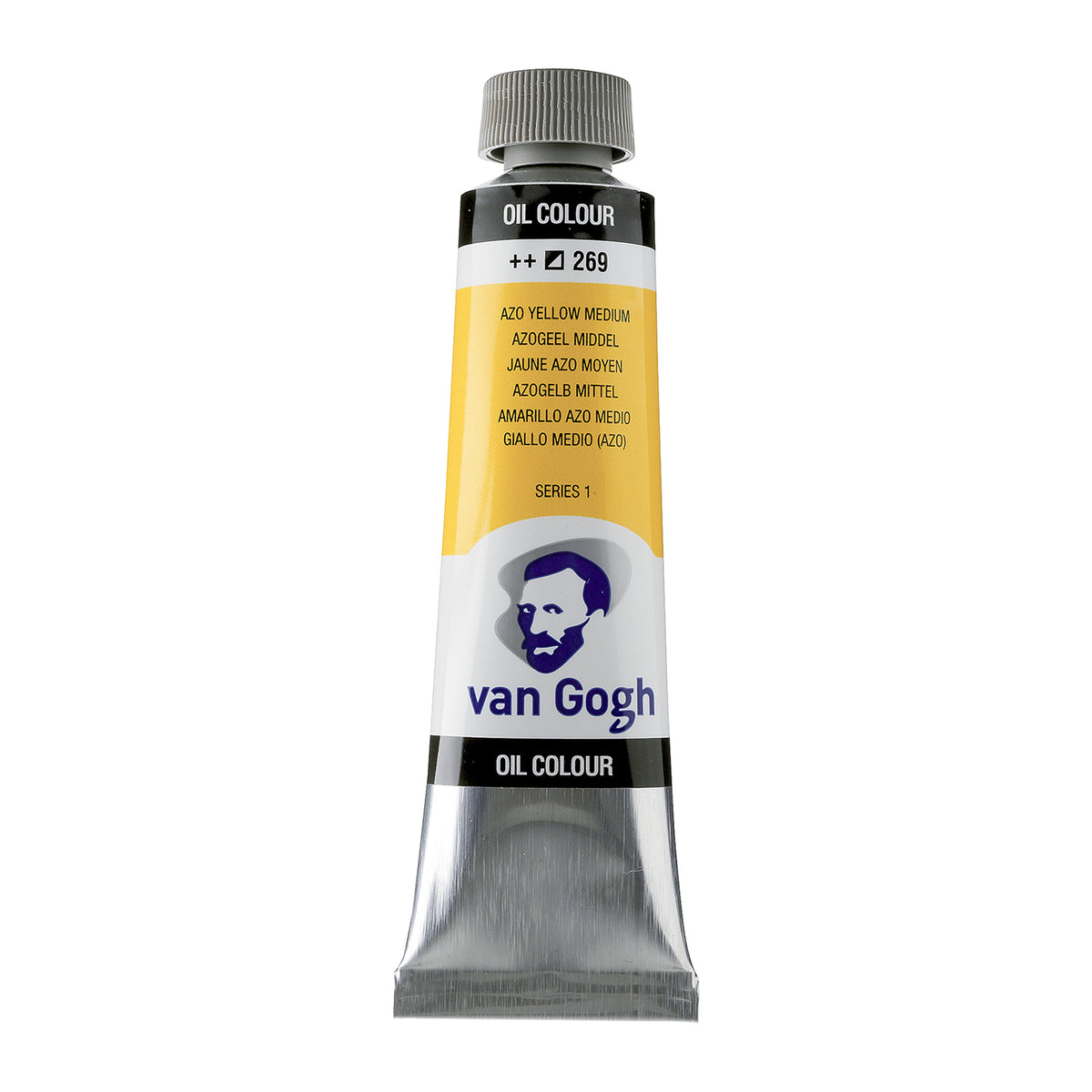 White Smoke Van Gogh Oil Paint, 40ml - 269 - Azo Yellow Medium S1 Oil Paint