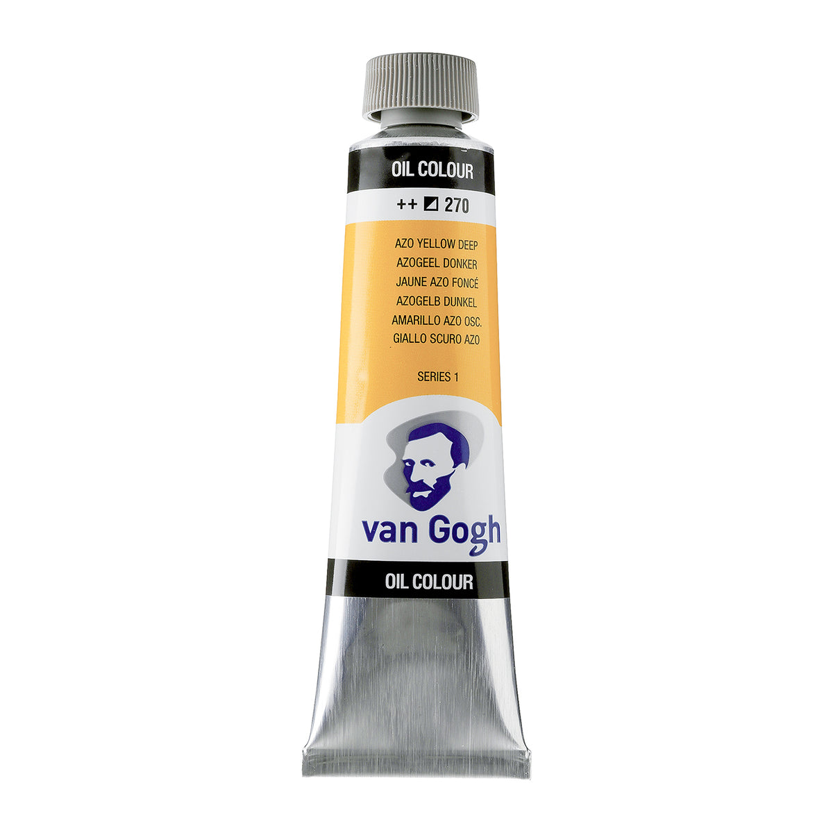 White Smoke Van Gogh Oil Paint, 40ml - 270 - Azo Yellow Deep S1 Oil Paint