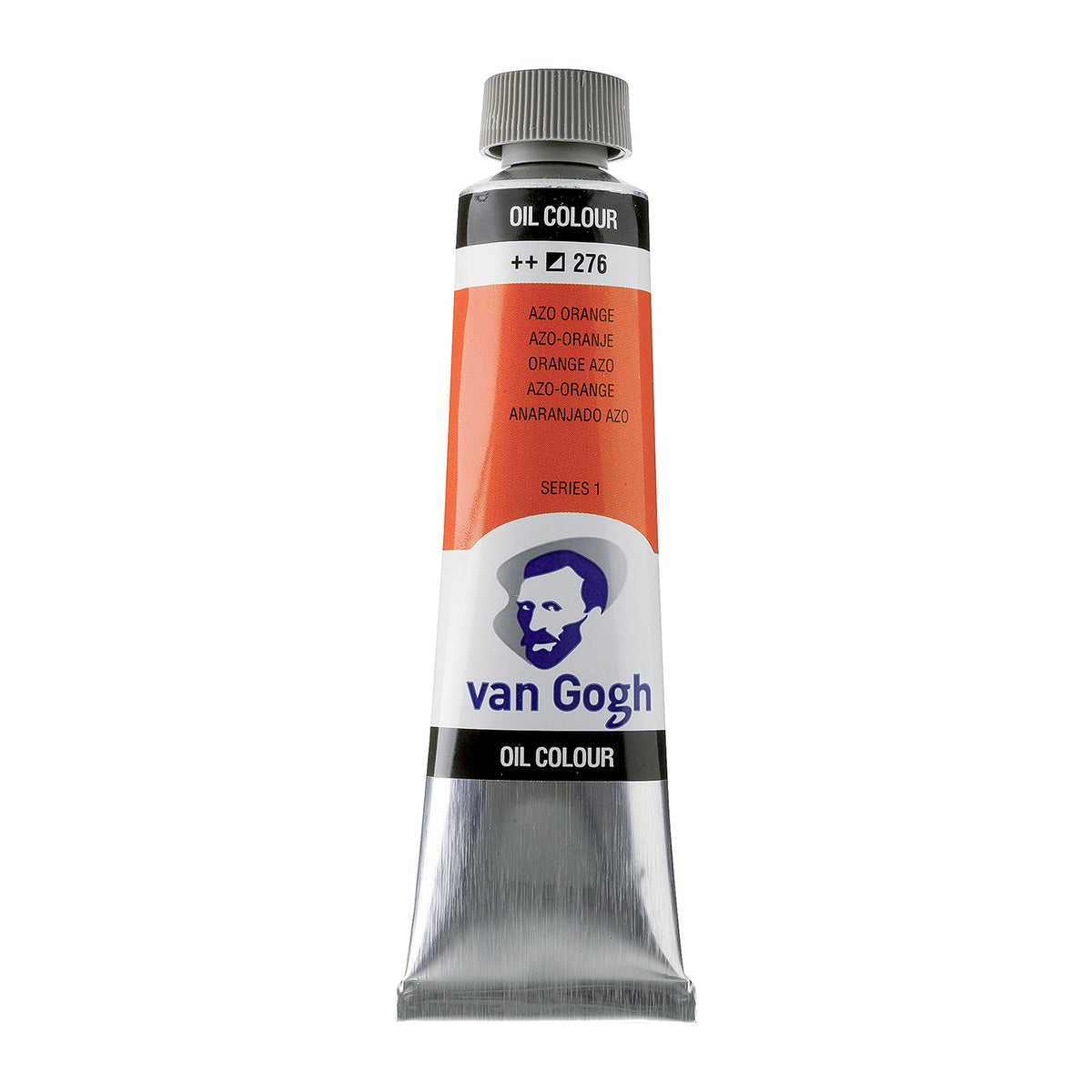 White Smoke Van Gogh Oil Paint, 40ml - 276 - Azo Orange S1 Oil Paint