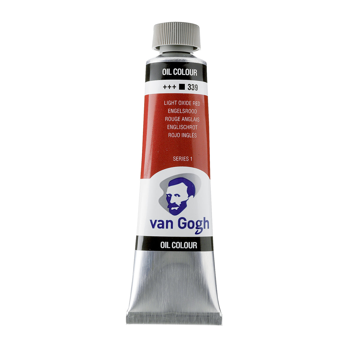 White Smoke Van Gogh Oil Paint, 40ml - 339 - Light Oxide Red S1 Oil Paint