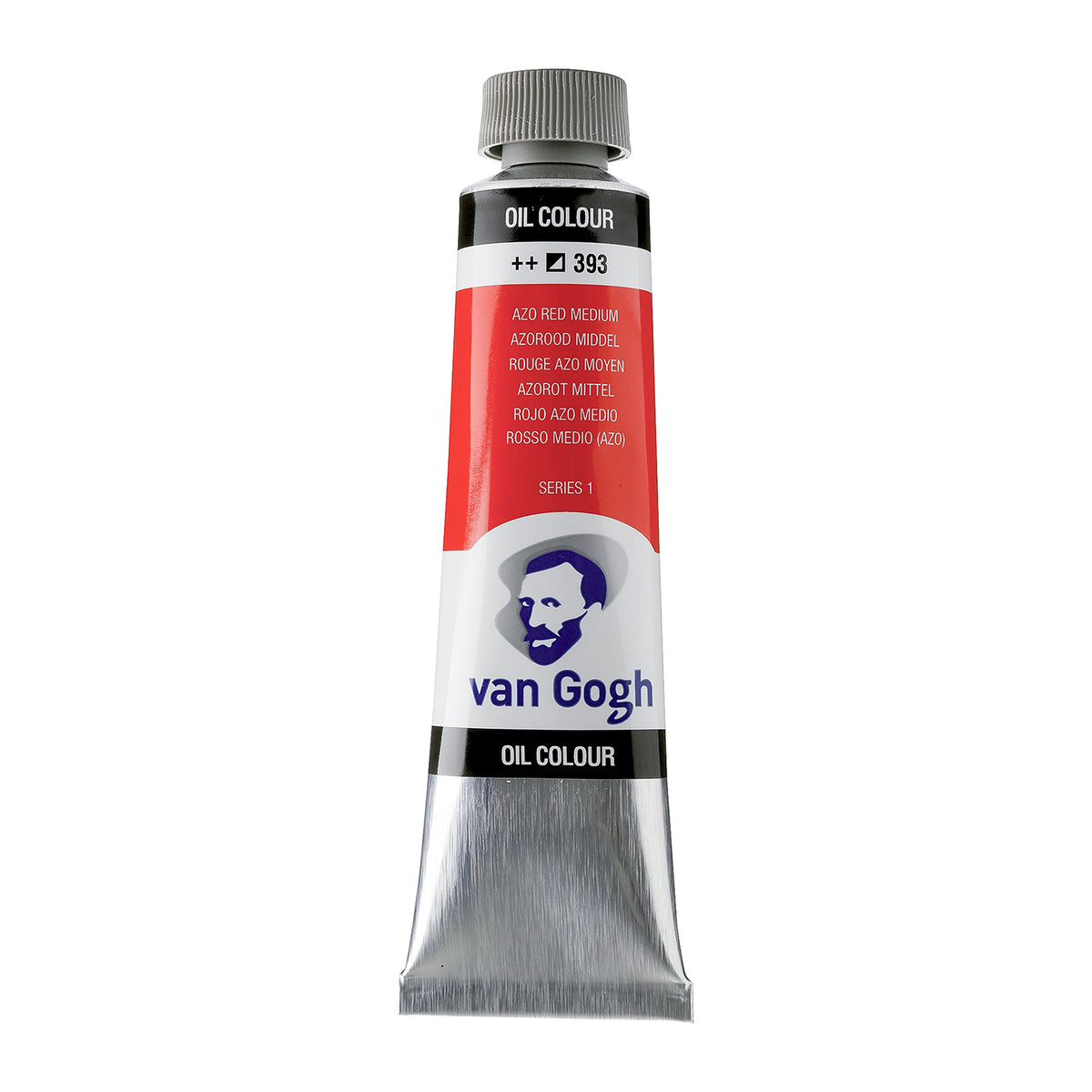 White Smoke Van Gogh Oil Paint, 40ml - 393 - Azo Red Medium S1 Oil Paint