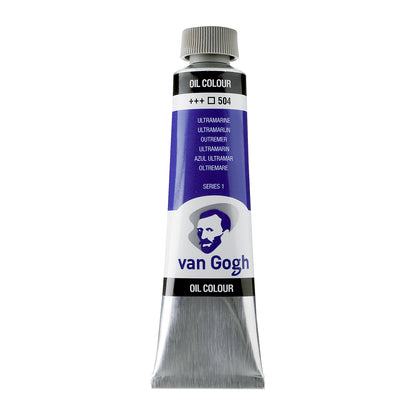 White Smoke Van Gogh Oil Paint, 40ml - 504 - Ultramarine S1 Oil Paint