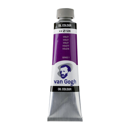 White Smoke Van Gogh Oil Paint, 40ml - 536 - Violet S1 Oil Paint