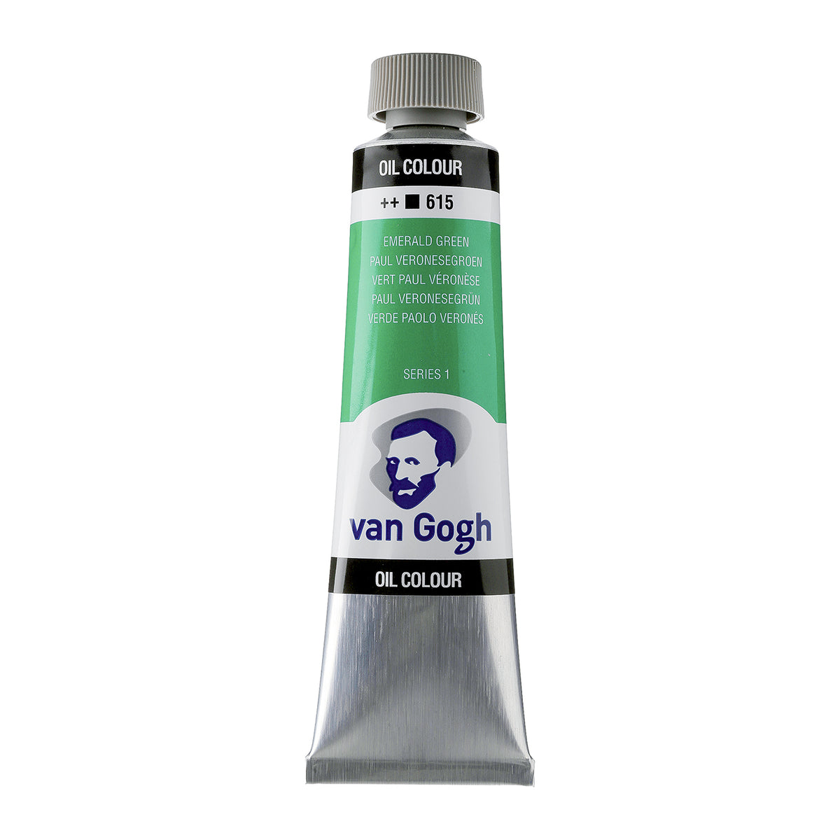 White Smoke Van Gogh Oil Paint, 40ml - 615 - Emerald Green S1 Oil Paint