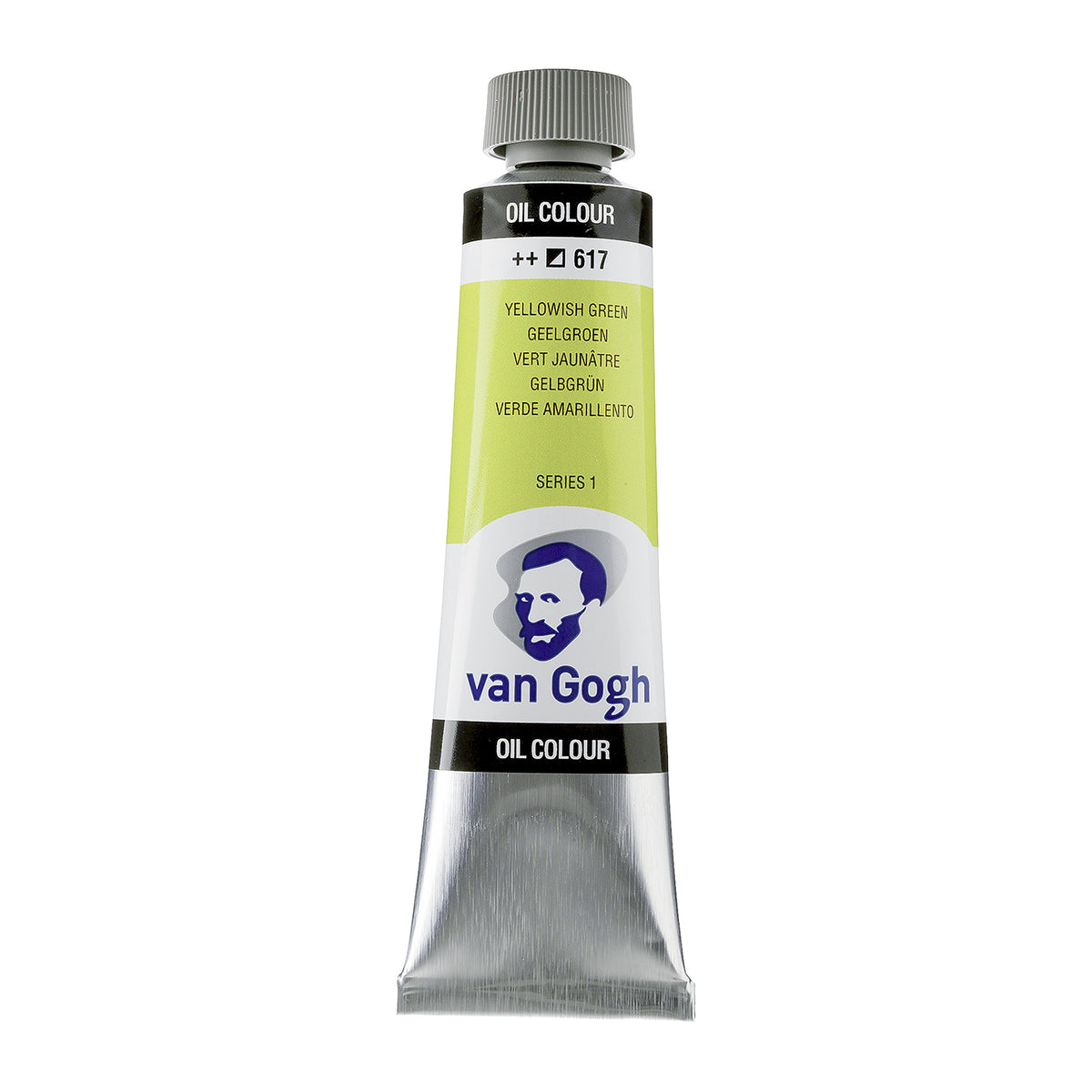 White Smoke Van Gogh Oil Paint, 40ml - 617 - Yellowish Green S1 Oil Paint