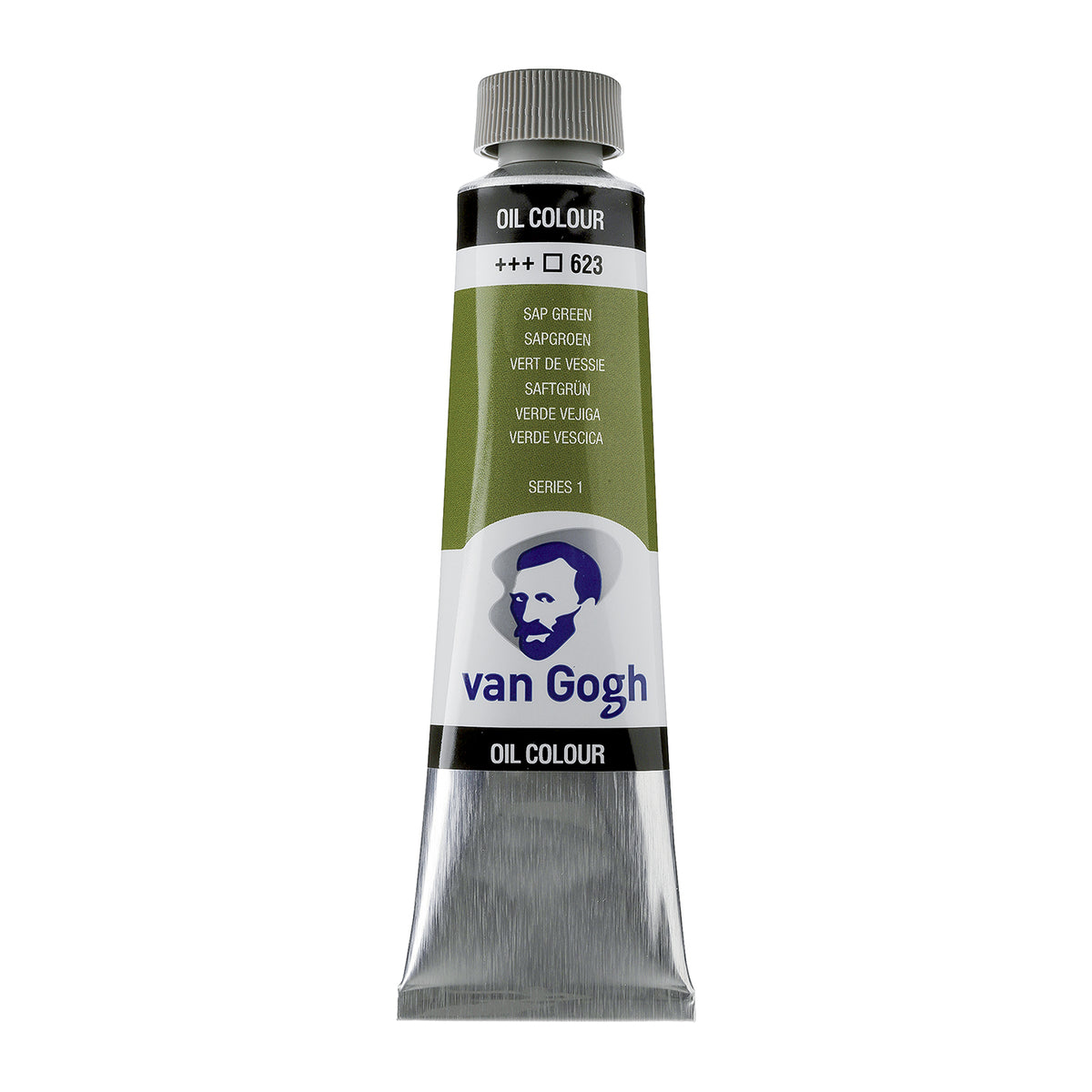 White Smoke Van Gogh Oil Paint, 40ml - 623 - Sap Green S1 Oil Paint