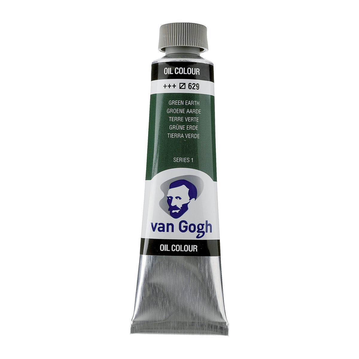 White Smoke Van Gogh Oil Paint, 40ml - 629 - Terre-Verte S1 Oil Paint