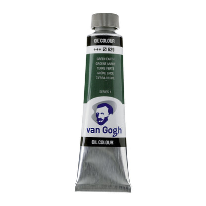White Smoke Van Gogh Oil Paint, 40ml - 629 - Terre-Verte S1 Oil Paint