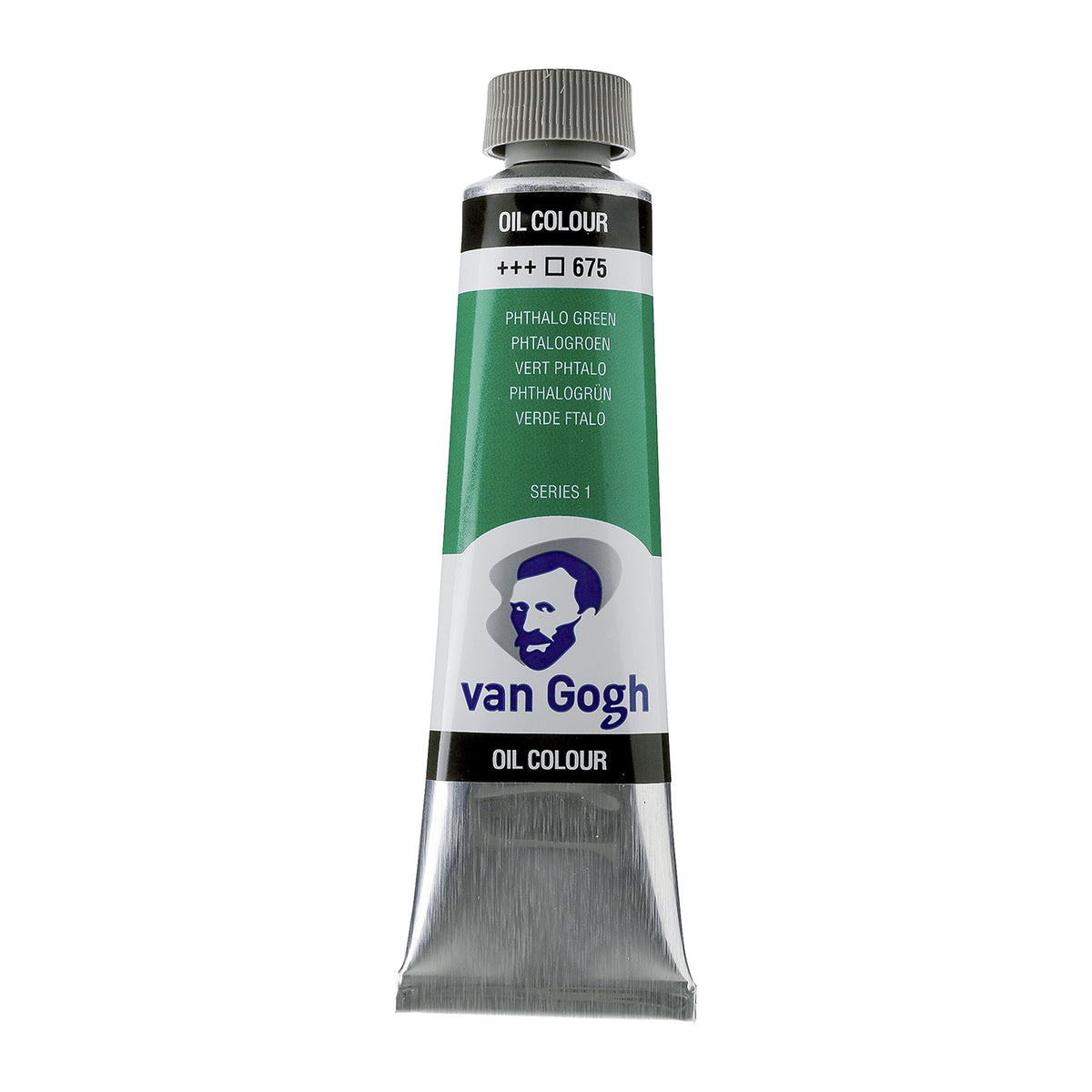 White Smoke Van Gogh Oil Paint, 40ml - 675 - Phthalo Green S1 Oil Paint