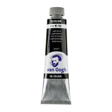 White Smoke Van Gogh Oil Paint, 40ml - 702 - Lamp Black S1 Oil Paint