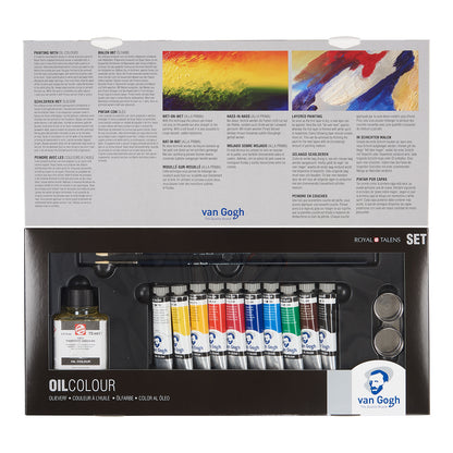 Gray Van Gogh Oil Advanced Set 10x20ml + Accessories Oil Paint