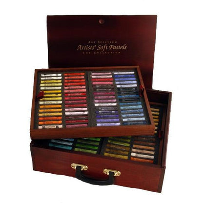 White Smoke Art Spectrum Deluxe Soft Pastels Collectors Chest, 154Pce Pastels & Crayons