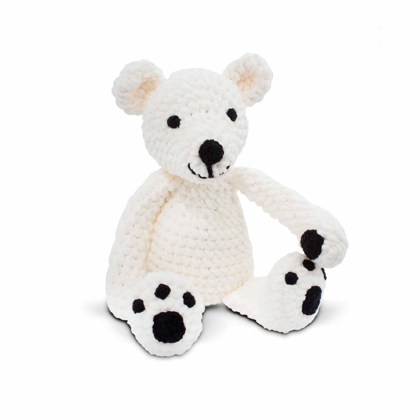 White Smoke The Knitty Critters Collection Crochet Kit - Tiggle Ted Crochet