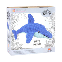 White Smoke The Knitty Critters Collection Crochet Kit - Finley Dolphin Crochet