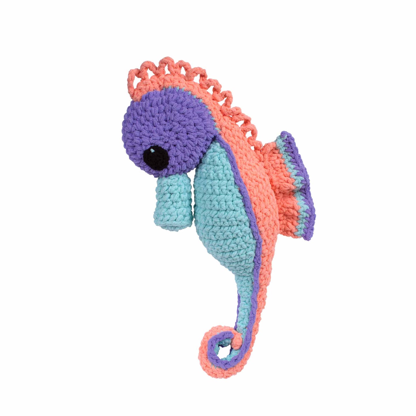 White Smoke The Knitty Critters Collection Crochet Kit - Shimmy Seahorse Crochet