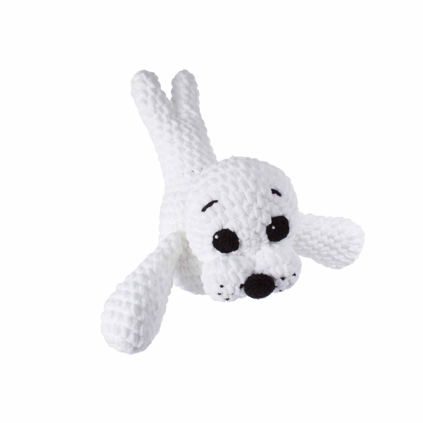 White Smoke The Knitty Critters Collection Crochet Kit - Scuba Seal Pup Crochet
