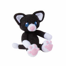 White Smoke The Knitty Critters Collection Crochet Kit - Charlie The Kitten Crochet