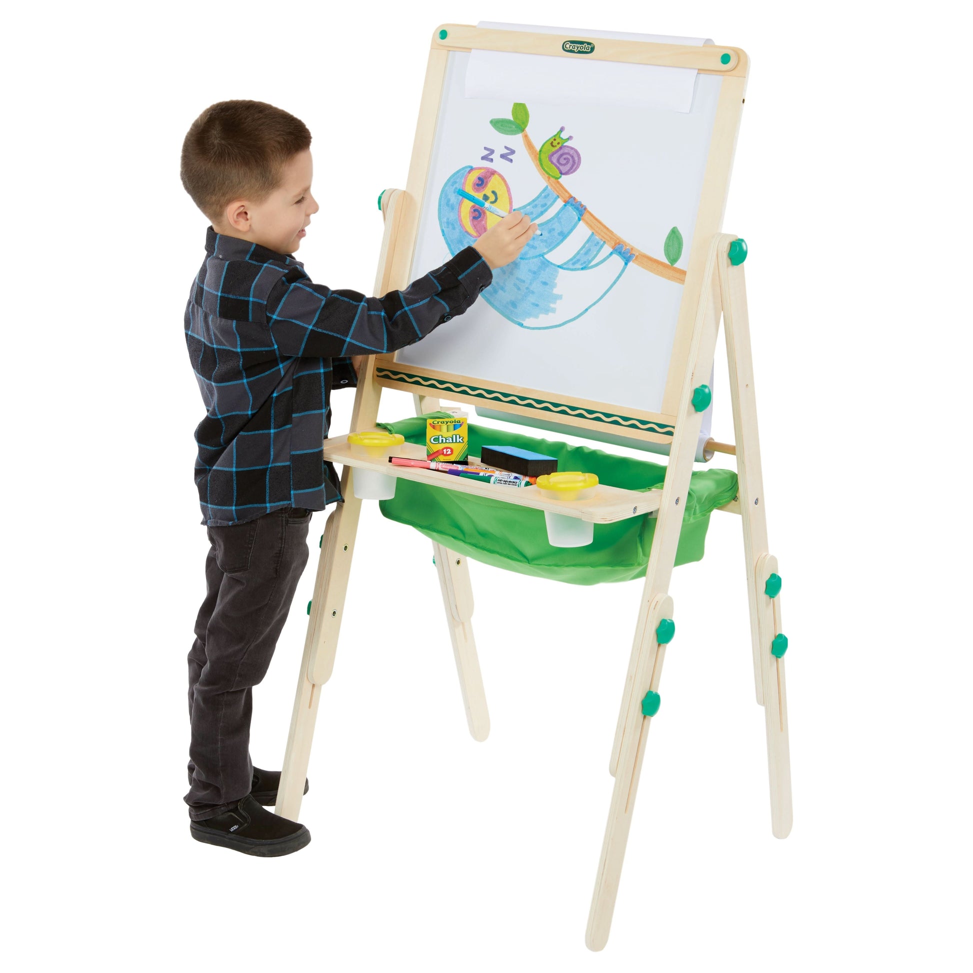 Dark Slate Gray Crayola Kids Deluxe Wooden Art Easel Kids Painting Sets