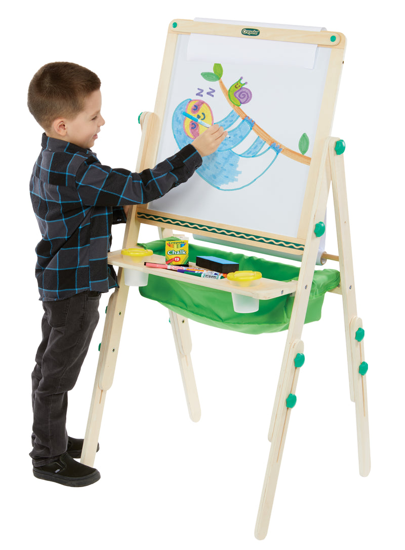 Dark Slate Gray Crayola Kids Deluxe Wooden Art Easel Kids Painting Sets