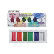 White Smoke Kuretake Gansai Tambi Granulating Colours 3 Watercolour Set – 5 Colours Watercolour Paint