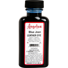 Black Angelus Leather Dye Blue Jean #044 3Oz/88.72Ml Leather Dyes