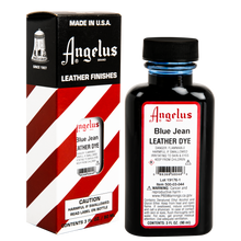 Tan Angelus Leather Dye Blue Jean #044 3Oz/88.72Ml Leather Dyes