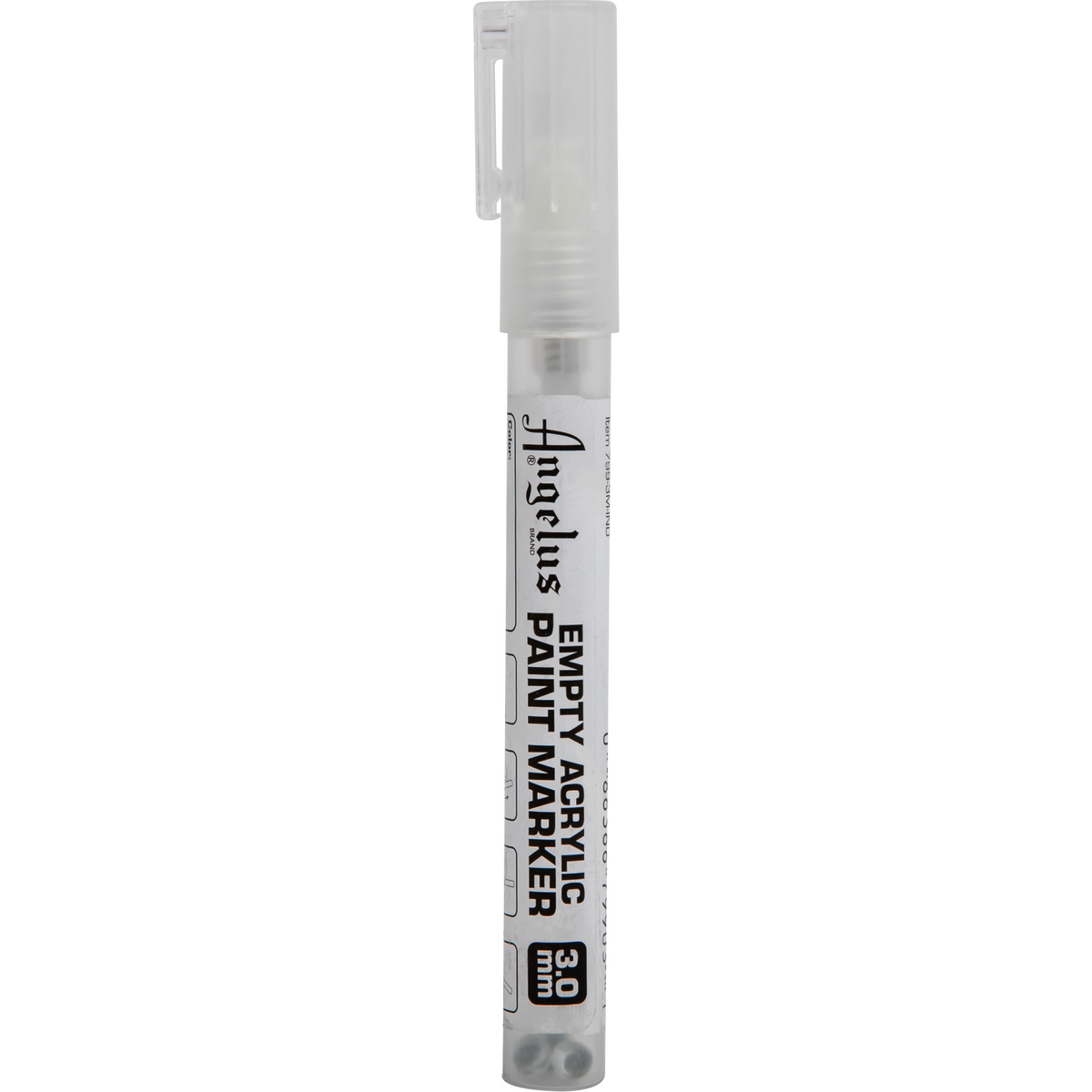 Gray Angelus Empty Acrylic Paint Marker 3.0mm Leather Paints