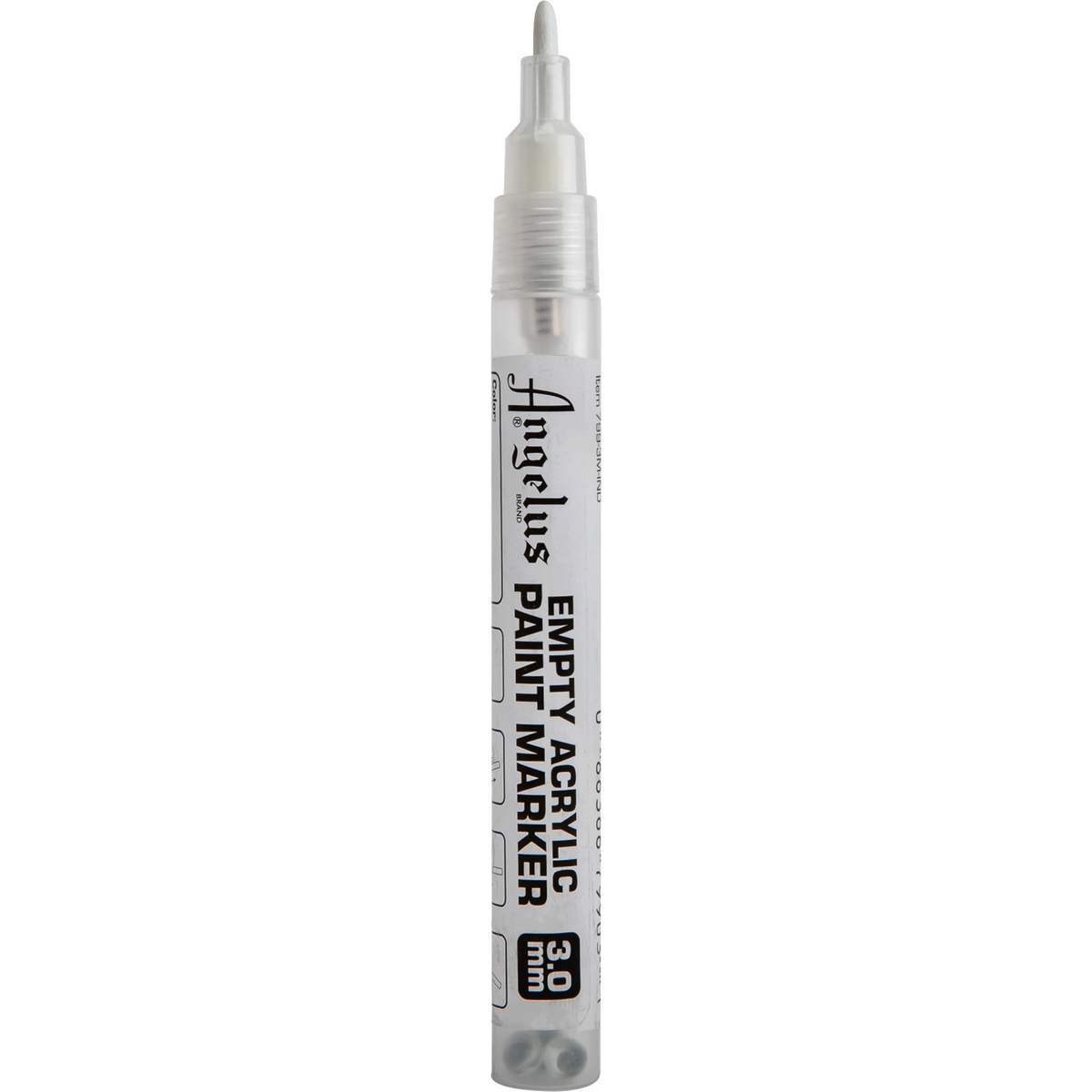 Gray Angelus Empty Acrylic Paint Marker 3.0mm Leather Paints