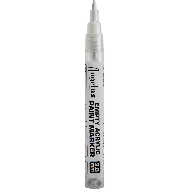 Gray Angelus Empty Acrylic Paint Marker 3.0mm Leather and Vinyl Paint