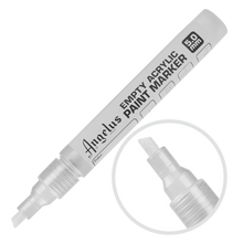 Light Gray Angelus Empty Acrylic Paint Marker 5.0mm Leather Paints