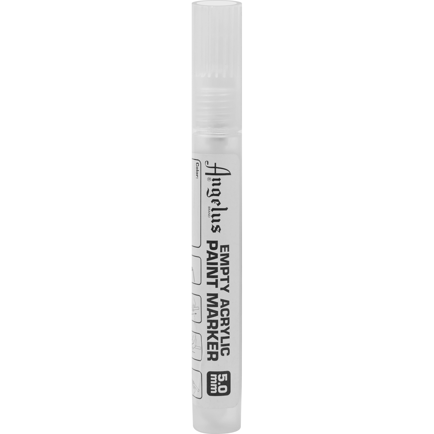 Light Gray Angelus Empty Acrylic Paint Marker 5.0mm Leather Paints