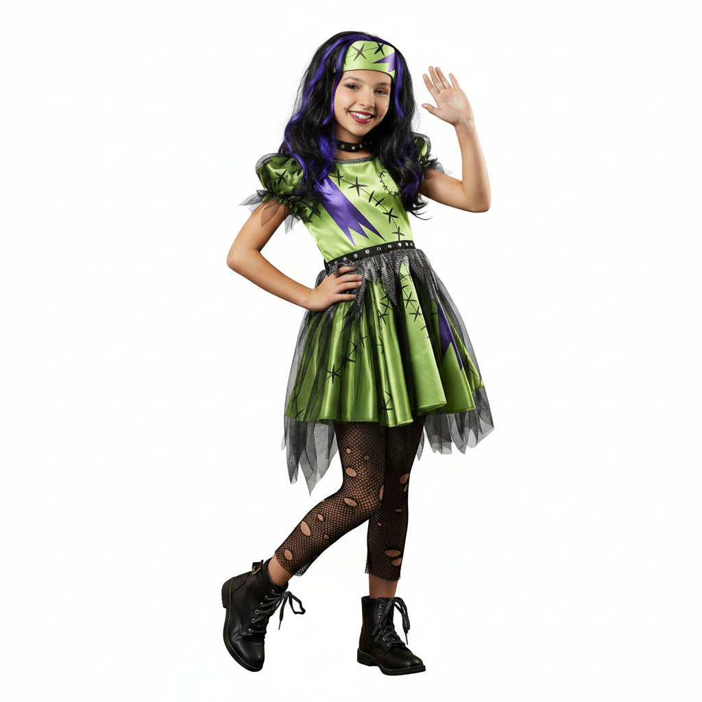 White Smoke Frankie Girl Costume Costumes