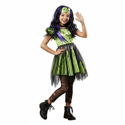 White Smoke Frankie Girl Costume Costumes