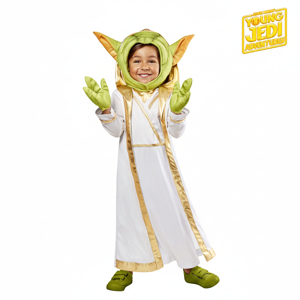 White Smoke Yoda Young Jedi Deluxe Costume Costumes