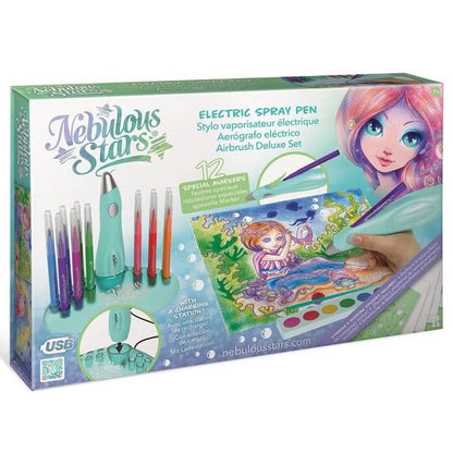 Nebulous Stars Electric Spray Pen deluxe set box with mint and purple spray pen