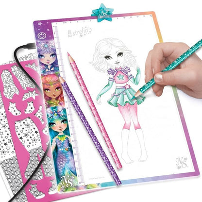 White Smoke Nebulous Stars Fashion Designer Light Pad Craft Kits