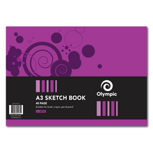 Olympic Spiral Sketch Book Cartridge,A3 ,40 Page