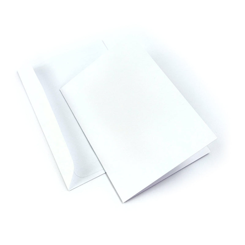 Quill Card Maker Pack 10xA6, 200gsm, White