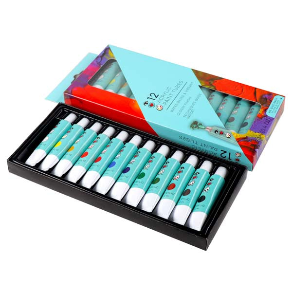 White Smoke I Heart Art Acrylic Paint Set, 12x12ml Easter