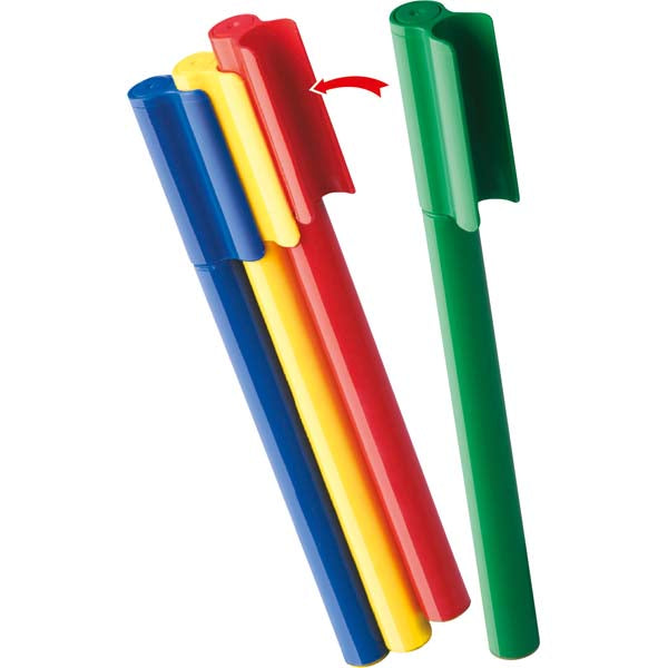 White Smoke Faber Castell Connector Pens, Assorted Colours -  Tub of 50 Kids Markers
