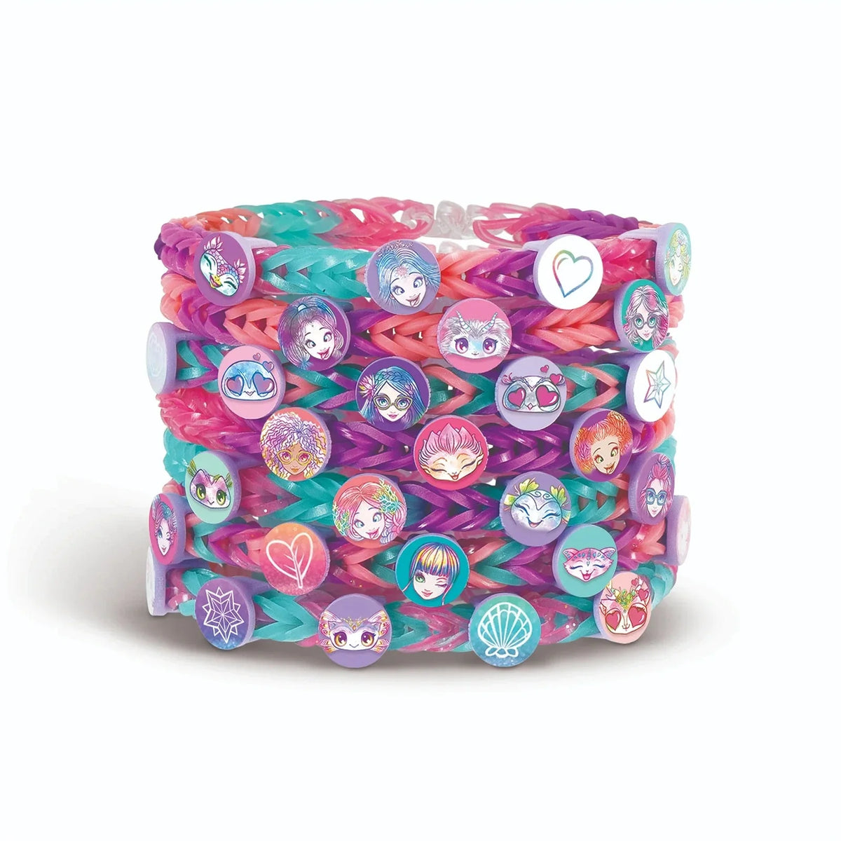 White Smoke Rainbow Loom Nebulous Stars Auto Loom Bead Set Craft Kits