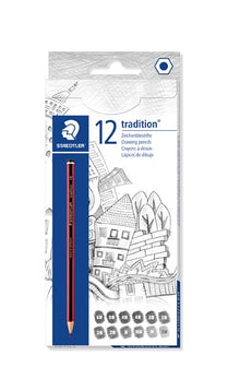 White Smoke Staedtler Tradition Graphite Pencils, 12Pk Pencils