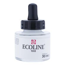 White Smoke Ecoline Liquid Watercolour Ink, 30ml - 100 -  White Ink