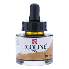 White Smoke Ecoline Liquid Watercolour Ink, 30ml - 227 -  Yellow Ochre Ink